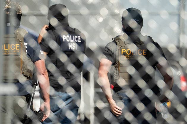 USA, protests outside ICE Detention Centre Delaney Hall in Newark, New Jersey
