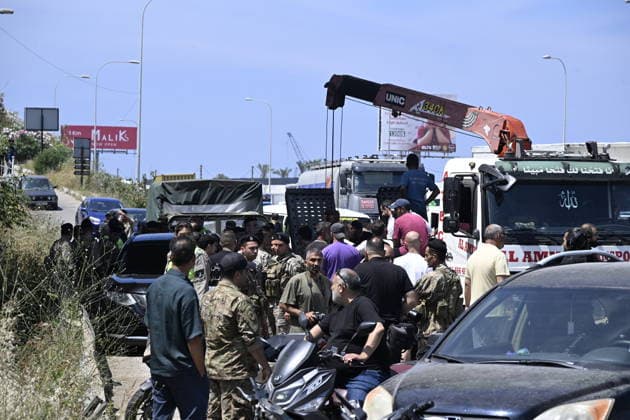 War in the Middle East, Israeli drone attack near Beirut, Lebanon