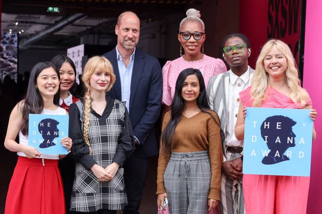 Royals, Prince William at the Diana Awards ceremony at the SXSW Festival in London