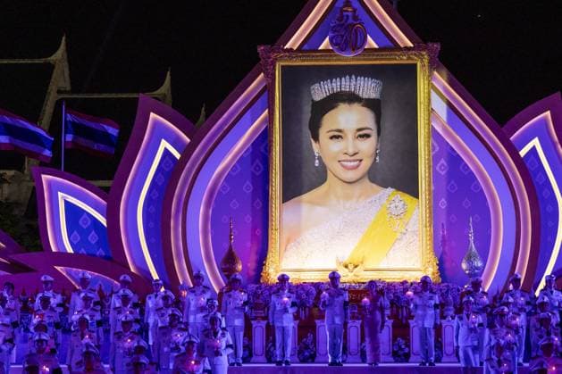 Royals, Thailand, Celebrations for Queen Suthida's 48th birthday in Bangkok