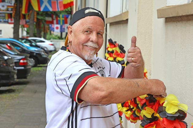 NRW, decoration for the FIFA World Cup 2026 by Flaggen-Achim in Essen
