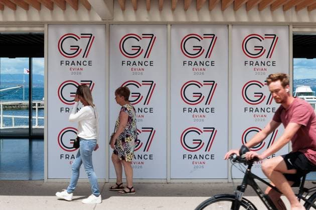 France, preparations before the G7 summit in Evian-les-Bains