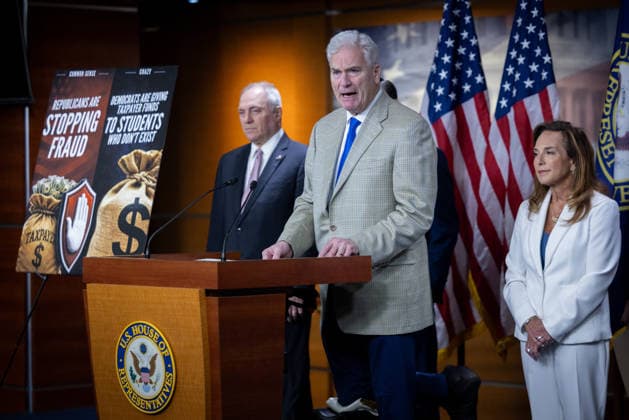 USA, Republican press conference at the Capitol in Washington DC