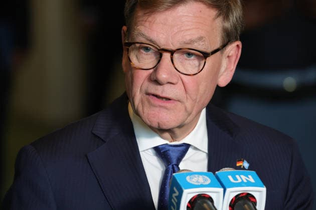 New York, UN Security Council, Johann Wadephul Press statement after failed bid