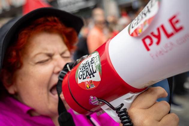 General strike in Portugal, impressions from Porto