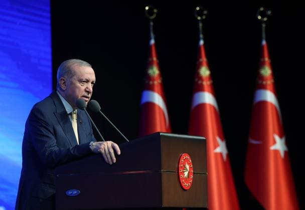 Turkey, Recep Tayyip Erdogan speech in Istanbul