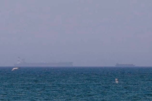Oman, ships in the Strait of Hormuz