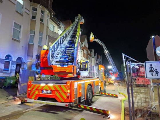 Lower Saxony, flat fire in Hanover-Döhren