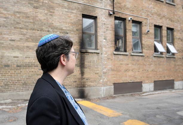 Canada, arson attack on Emanu-El-Beth Sholom synagogue in Montreal