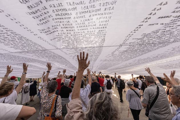 Italy, demonstration in memory of Palestinian children killed in Milan