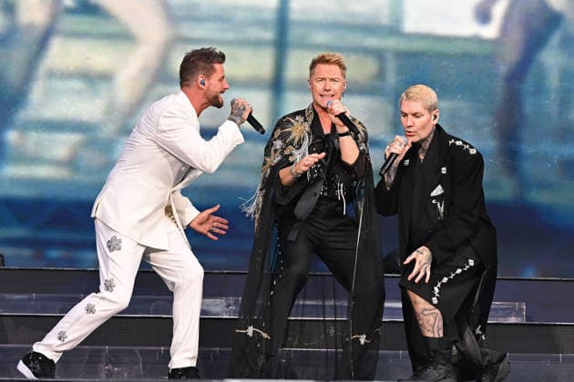 Music, Boyzone concert in London