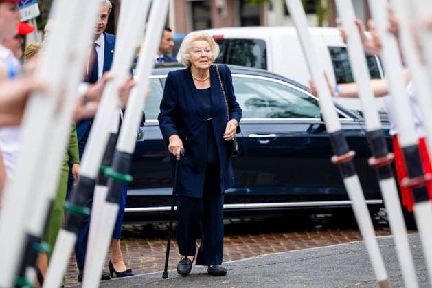 Royals, Princess Beatrix on the occasion of the 35th anniversary of De Mass in Rotterdam