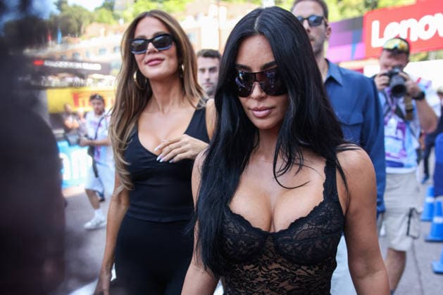 Celebrity, Kim Kardashian visits the Monaco Grand Prix in Monte Carlo