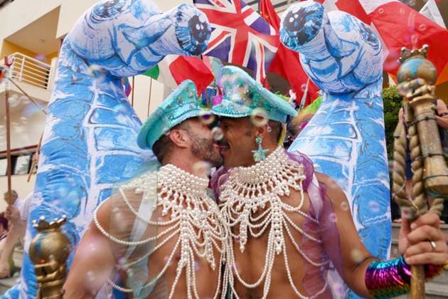 Spain, Pride Parade in Malaga