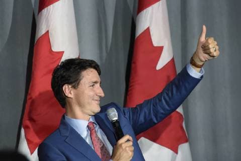 Canada, Justin Trudeau at panel discussion in Toronto