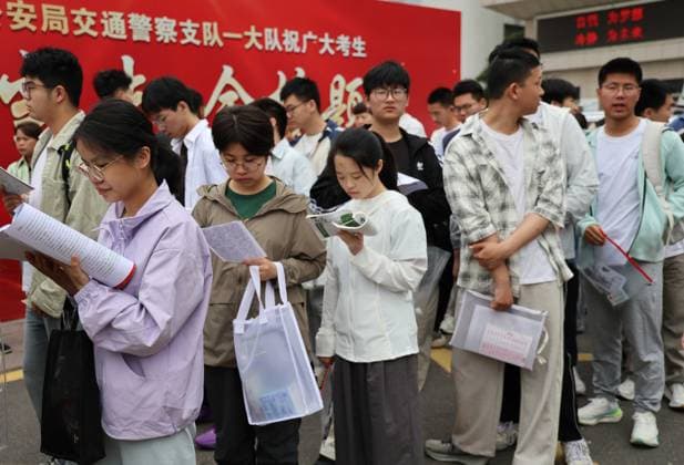 China, nationwide entrance examination for universities Gaokao