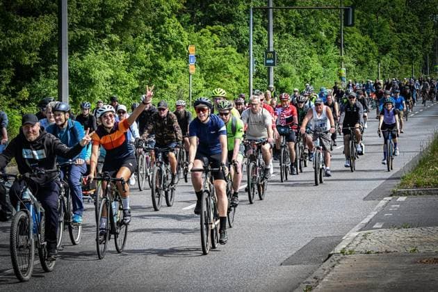 Berlin, ADFC bicycle rally