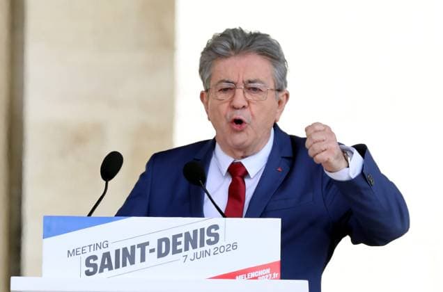 France, Jean Luc Melenchon election campaign kick-off for the 2027 presidency in Saint-Denis