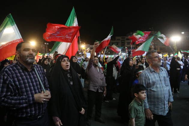 Iran, pro-government rally in Tehran