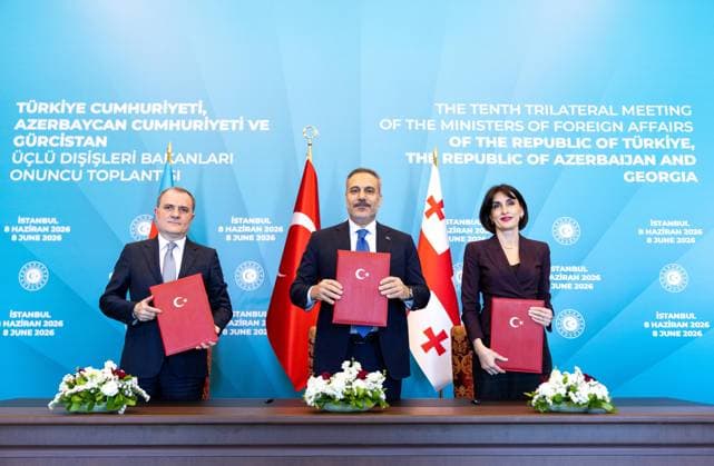 Turkey, Turkey-Azerbaijan-Georgia Trilateral Foreign Ministers' Meeting in Istanbul