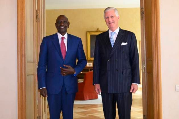 Royals, King Philippe of Belgium meets William Ruto in Brussels