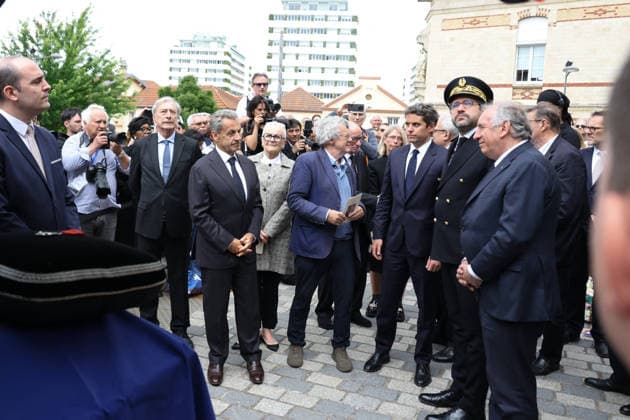 France, funeral of Andre Santini in Issy-les-Moulineaux