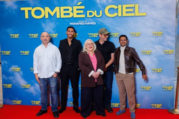 Film, Tombe du Ciel premiere in Paris