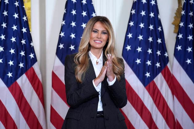 USA, Melania Trump at the award ceremony of the Presidential AI Challenge in Washington DC #16