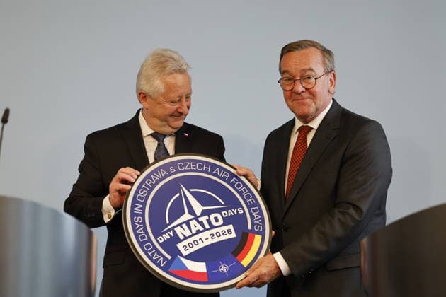 Berlin, Boris Pistorius meets Jaromir Zuna