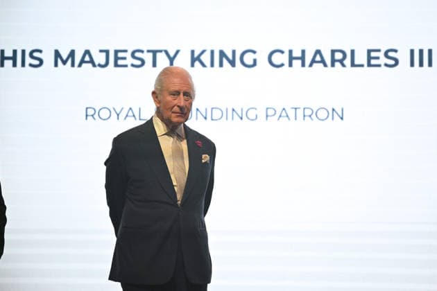 Royals, King Charles III at the reception of the British Asian Trust in London