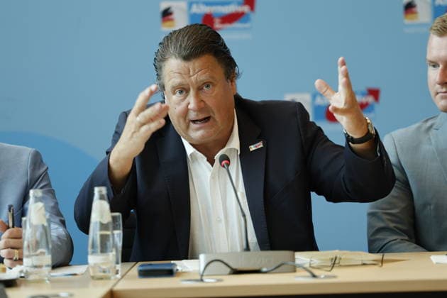Berlin, AfD press conference
