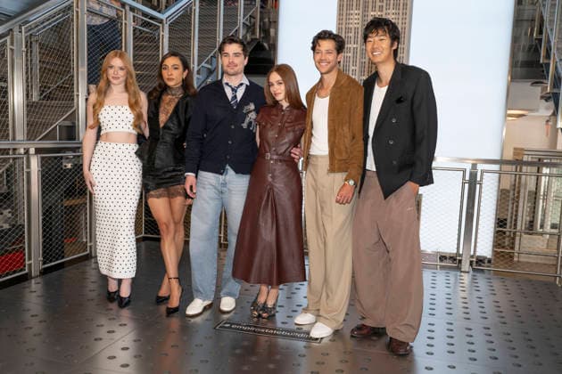 Celebrity, Every Year After Cast visits Empire State Building in New York