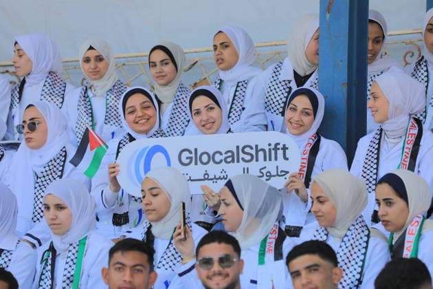Gaza, ceremony for medical students