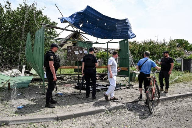 Ukraine war, bomb attack on Zaporizhia