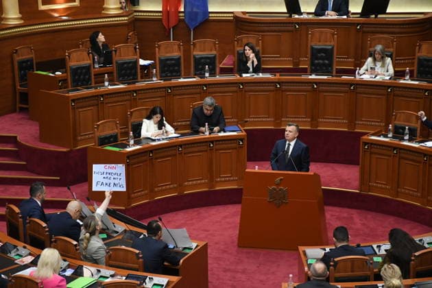Albania, Parliament session in Tirana