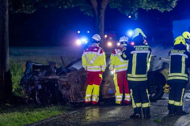 NRW, road accident in Schravelen