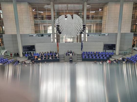 Berlin, plenary session in the Bundestag