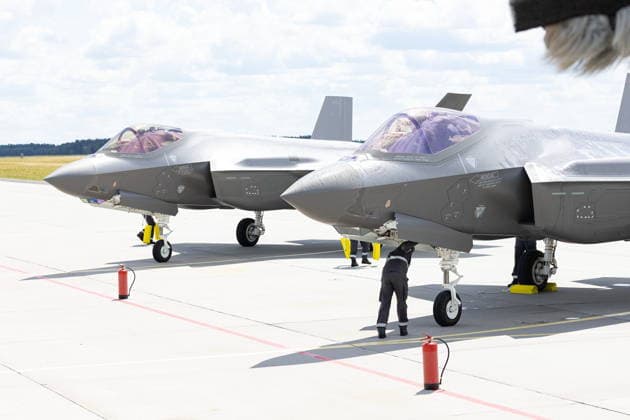 Poland, ceremony to mark the entry into service of F 35 fighter aircraft