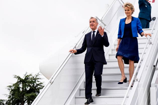 France, Mark Carney visits Paris