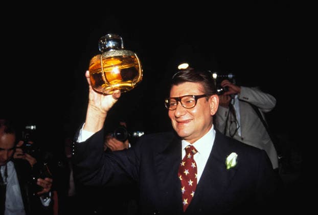 Yves Saint Laurent, 90th birthday on 1 August – died in 2008