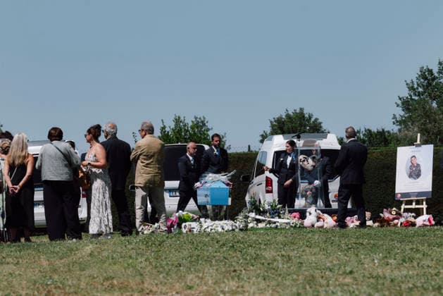 France, Lyhanna case, funeral in Fleurance