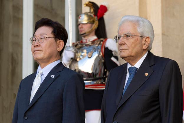 Italy, Sergio Mattarella bids farewell to Lee Jae Myung at a ceremony in Rome