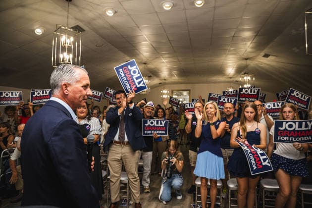 USA, Florida, David Jolly election campaign