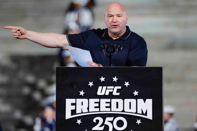 USA, UFC press event at the White House in Washington