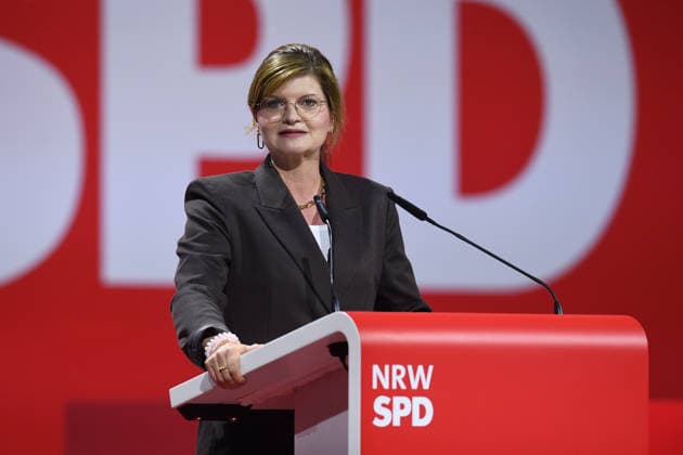 NRW, SPD state delegates' conference in Düsseldorf