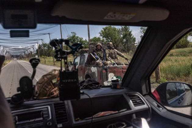Ukraine war, impressions after Russian attacks on Druzhkivka