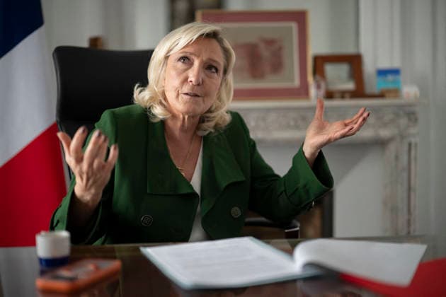 France: Marine Le Pen intends to stand in the presidential election despite her conviction being upheld; archive footage
