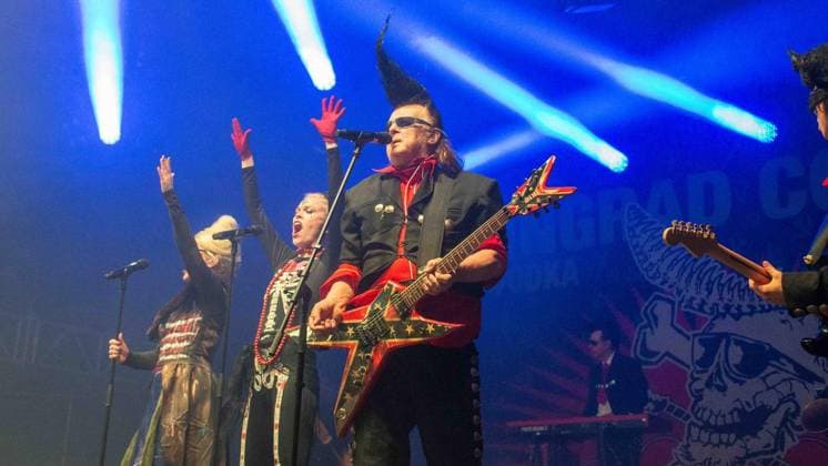 Leningrad Cowboys concert at the Jokerfest in Hamminkeln