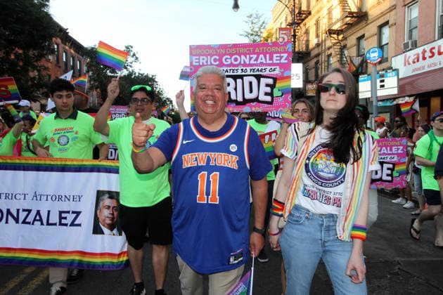 USA, New York, Pride march in Brooklyn