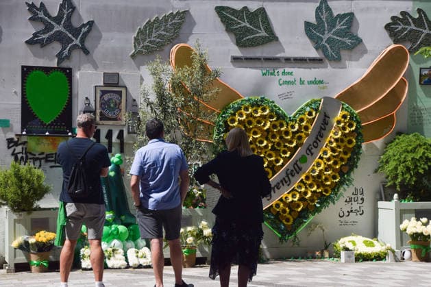 Great Britain, commemoration of the 9th anniversary of the Grenfell disaster in London